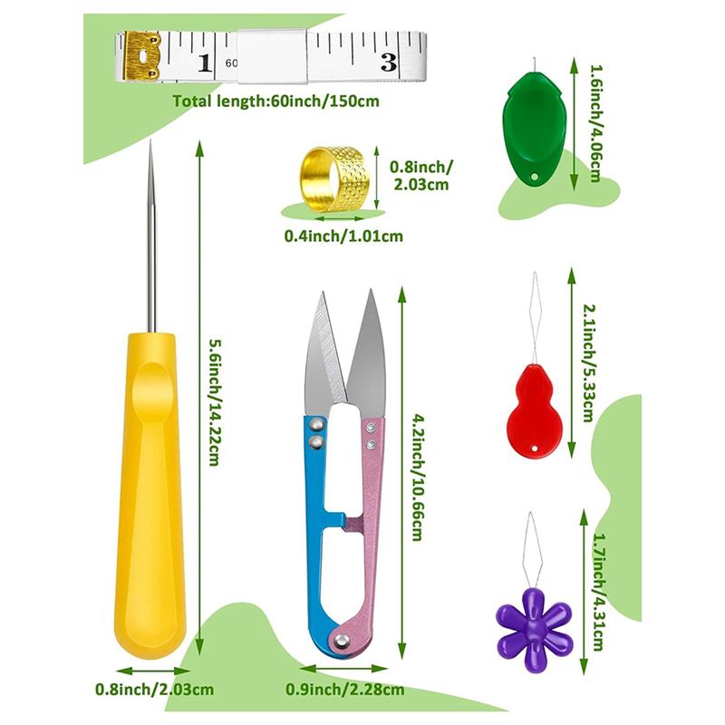 M-Modern-Seam Rippers For Sewing - 2 Big And 2 Small-Stitch Remover Tools, Thread Ripper, Embroidery Removal Tool