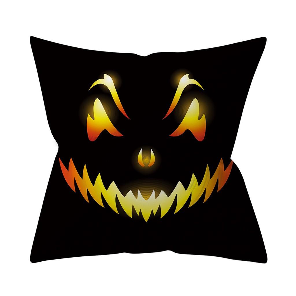 

Хэллоуин Тыква Плед Наволочка Наволочки Декоративный чехол для дивана 40x40cm