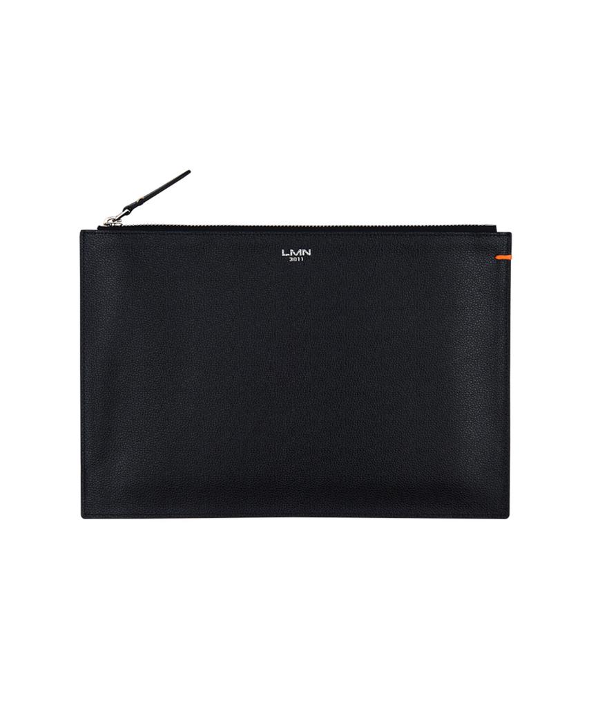 Lmn3011 Micro-Ople Embossed Clutch - Black