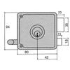 Ucem 4125-hb/10/ Right Lock