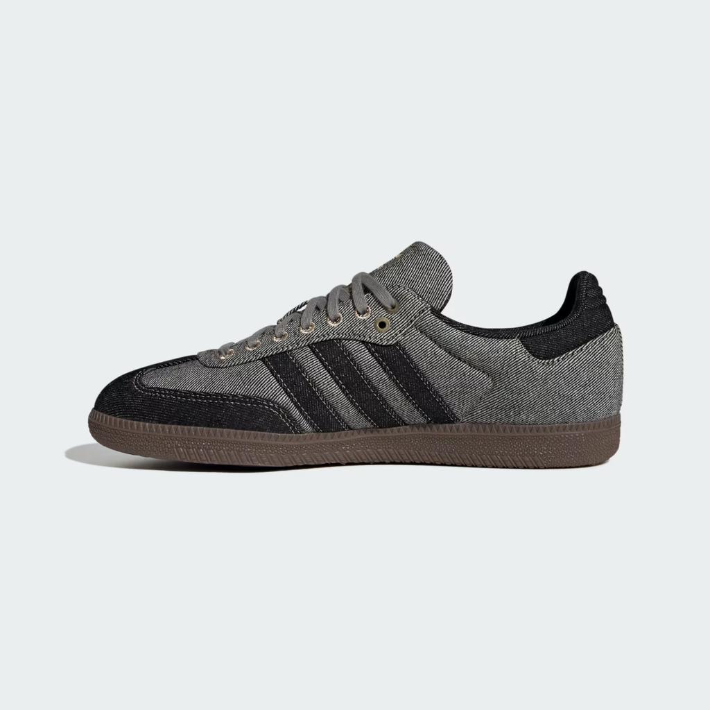 KJ8859 Adidas Originals Samba OG Grey Core Black Gum (Men's)