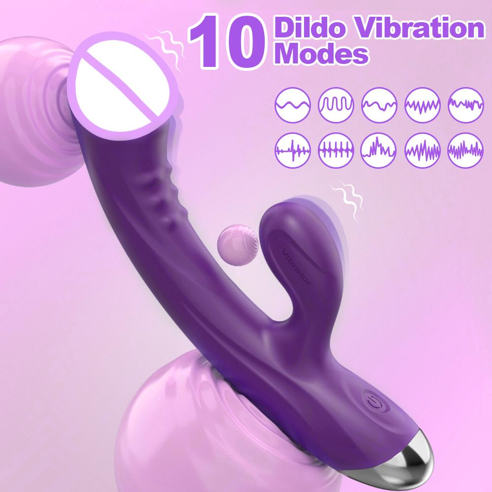 10 Speeds Vibrator Female G Spot Vibrating Dildo Anal Vaginal Clitoris Stimulator Sex Toys for Women Adult Sex Shop