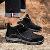 Men Women Winter Warm Add Velvet Thick Cotton Boots Non-slip Rubber Sole Boots