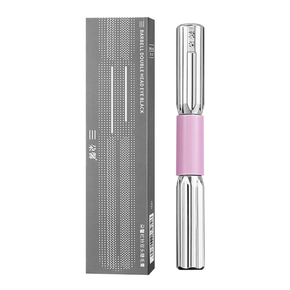 Dobbeltsidig Mascara Vanntett Lang Krøll Tykk Ikke Mascara Smudgefri Øyenvippe E7G0