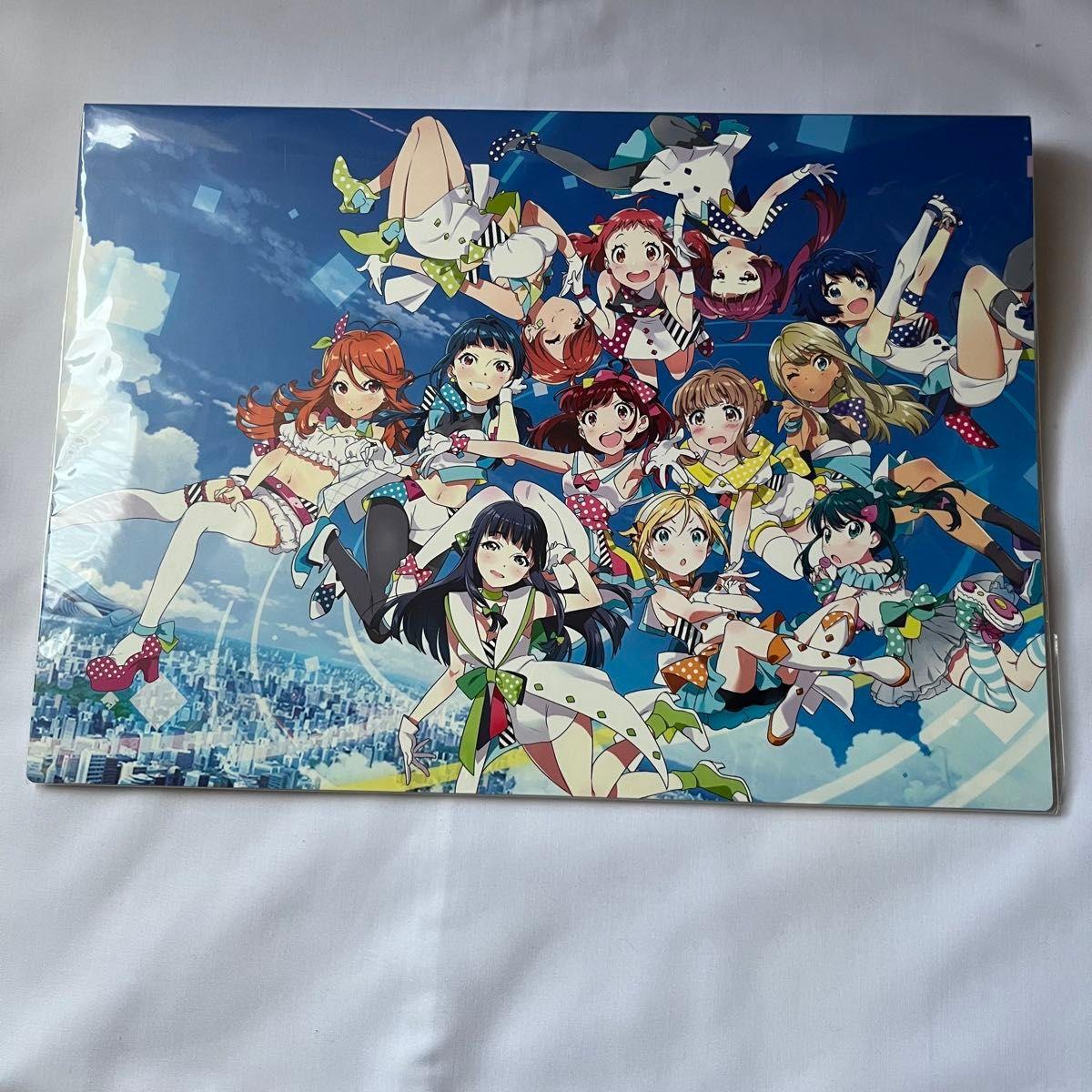 Used Tokyo 7th Sisters Clear File Folder Animate Nanasis Holder Goods Not for Sale Storage Clear Holder
