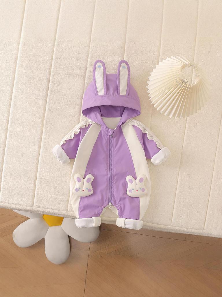 Herbst/Winter Samt Baby Jumpsuit - Niedliches und gemütliches Krabbeloutfit für Säuglinge