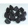 463Cts.Natural Black Tourmaline Pear Shape Cabochon Loose Gemstone 12Pcs Lot C-344