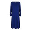 Long Sleeved Midi Dress Blue