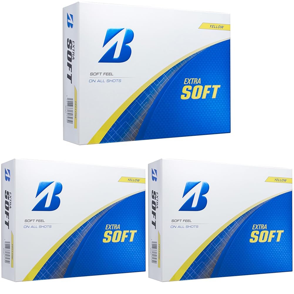 

BRIDGESTONE Extra Soft Golf Balls, 2025 Model, 12 Balls, Yellow, X5YXJ (x 3)