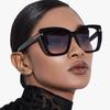 Square Women's Sunglasses Fashion Casual Simple Retro Style Suitable for Spring and Summer Travel Vacation Beach Accessories