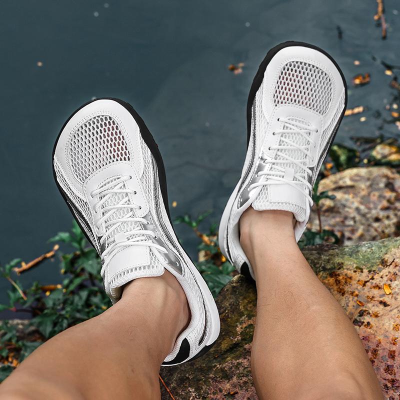 Wide Toe Walking Shoes for Men Women Comfortable Breathable Senior Casual Lightweight Sneakers Size 36-48