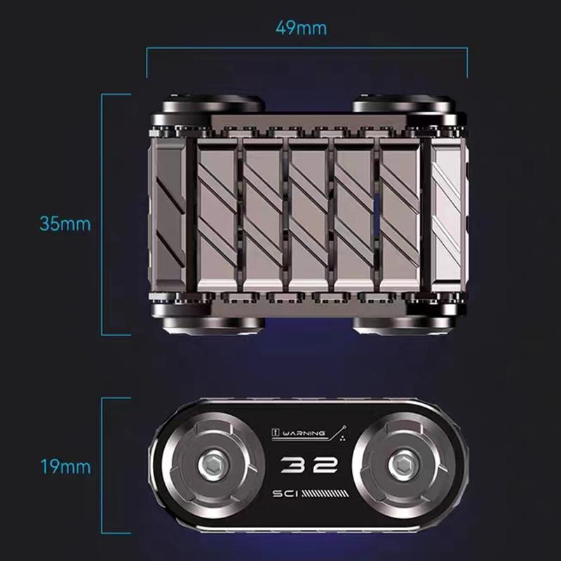 Tank Roller Fidget Spinner EDC Metal Hand Spinner Adult Fidget Toys ADHD Tool Anxiety Stress Relief Toys Office Desk Toys