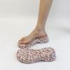Fashion Leopard Shoes Womens Slippers Outdoor Transparent Heel Slides Pantofle Platform Rubber Flip Flops Shale Female Beach 2025 Hawaii