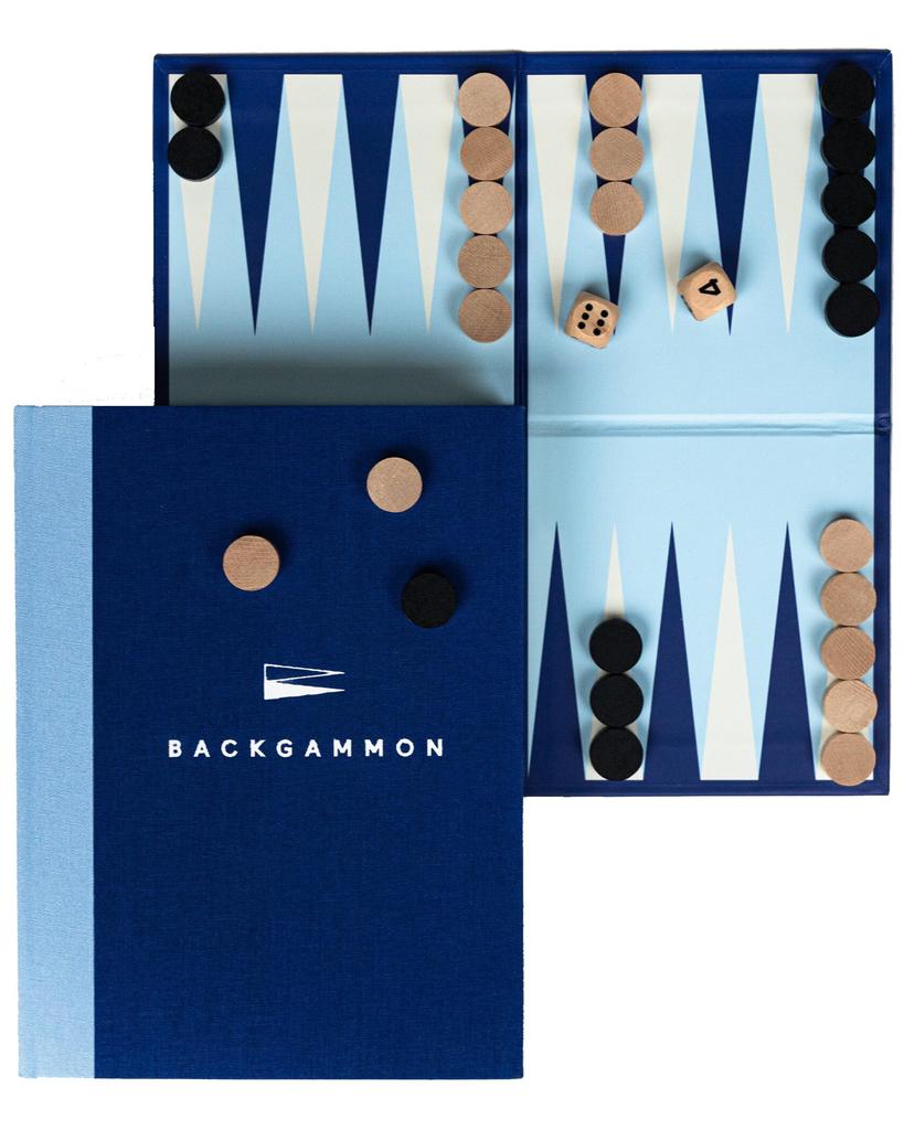 Luckies Board SUCK UK Backgammon, 2-Player Game,