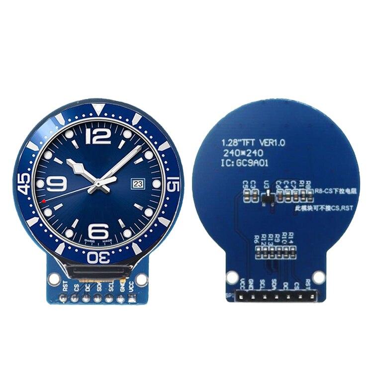 TFT Display 1.28 Inch TFT LCD Display Module Round RGB 240*240 GC9A01 Driver 4 Wire SPI Interface 240x240 PCB For Arduino