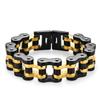 Bracciale Lungo 22/24CM Largo 21MM Uomo Rock And Roll Catena da Motociclista Braccialetti da Uomo Braccialetti Pesanti in Acciaio Inossidabile Gioielli Biker