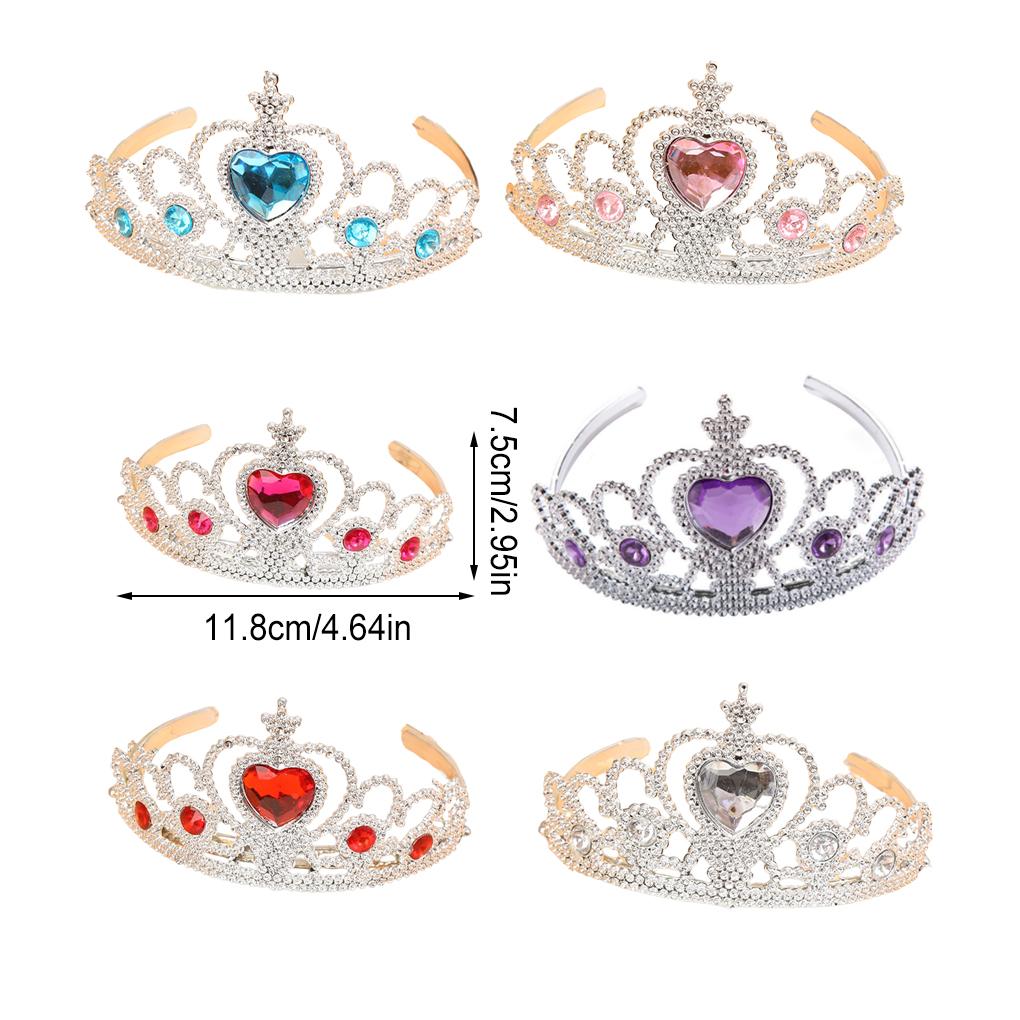 Tiaras Korunky Korejská Infanta Diamanty Kamínky Pokrývka hlavy Vintage Styl Módní Čelenky Doplňky pro Děti