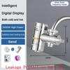 Electric Faucet Stainless Steel Hot and Cold Dual-purpose Faucet Temperature Digital Display Electricity Isolation Instant Hot Water Faucet