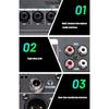 6Channel Bluetooth-compatible Audios Mixer With DSP Reverbs Effects USB Interfaces And 3Band EQ For Home Studio Recording