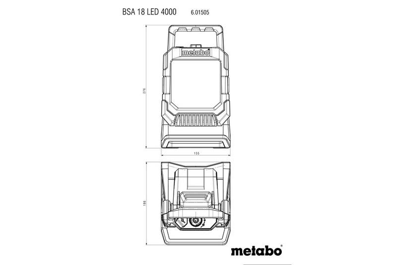 Bsa 18 Led 4000 Construction Lamp - Me 601505850