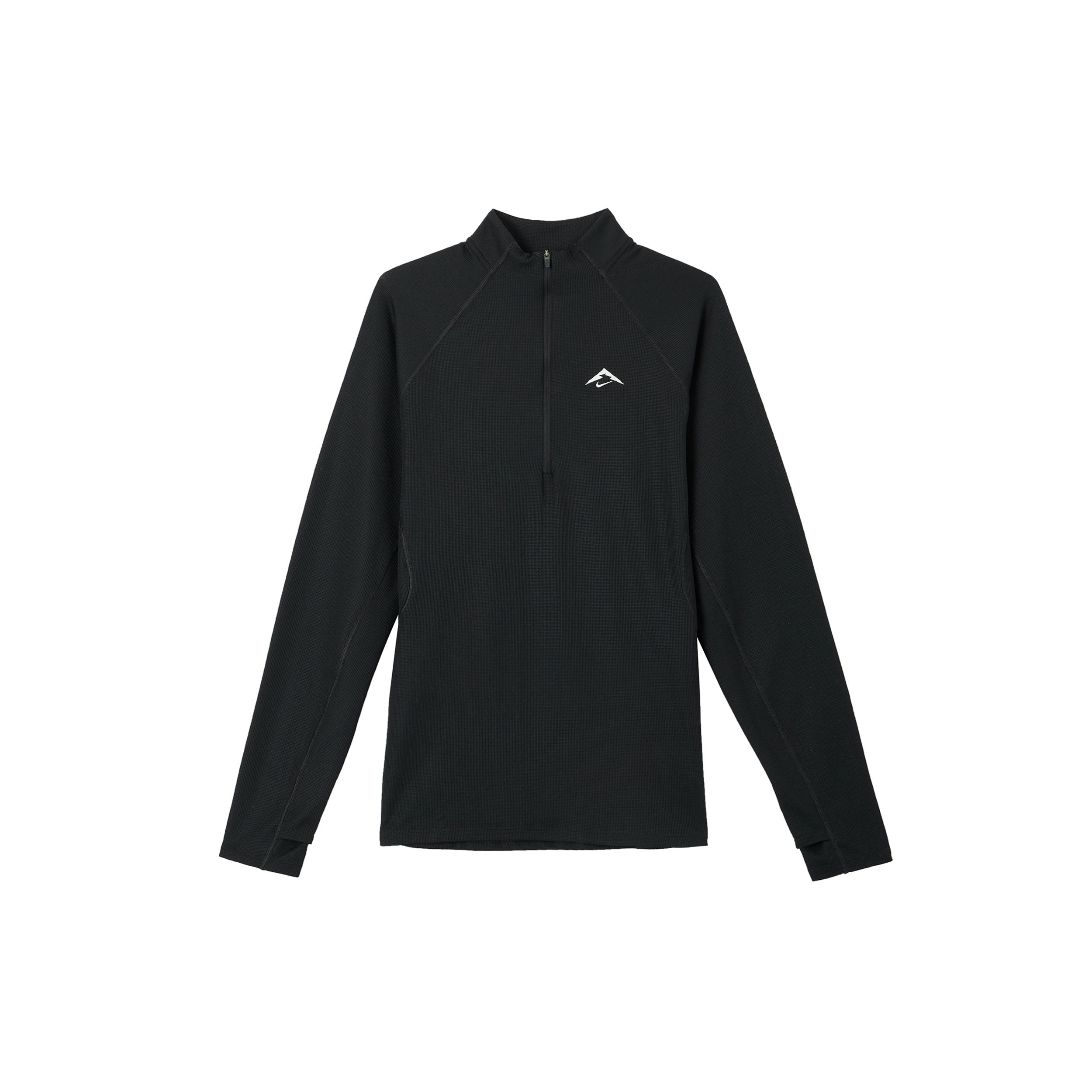 

Nike Dri-Fit Trail Solid Color Comfortable Warm Quick-Dry Half-Zip Sweatshirt Unisex Sweatshirt Black Mountain-Top-White FV9995-010 L
