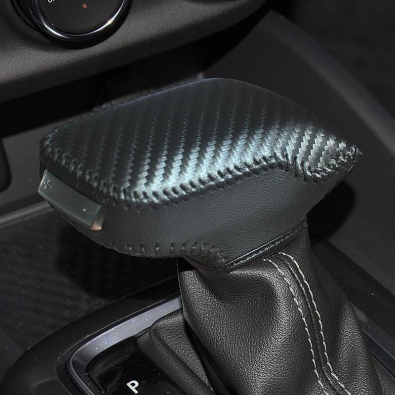Car Gear Shift Knob Cover For Buick Verano Pro Gs 2023 Leather Gearbox Shift Knob Cover Gearbox Handle