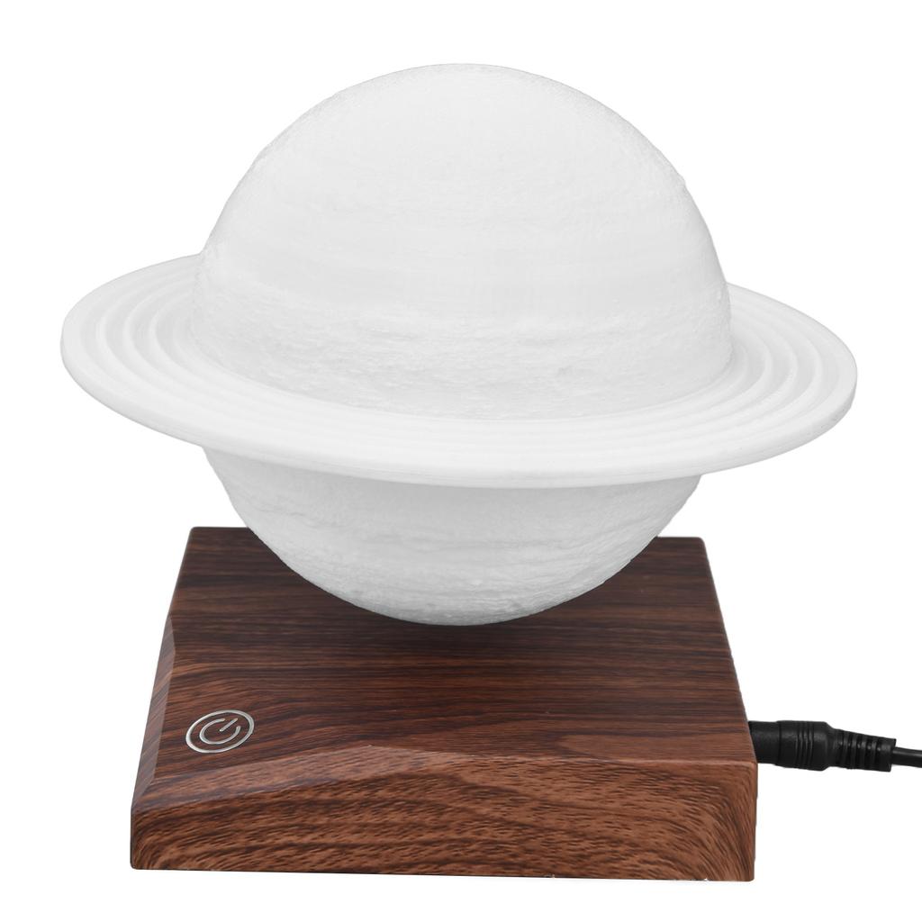 3D Printing Magnetic Levitation Floating LED Saturn Lamp Night Light with 3 Color Modes