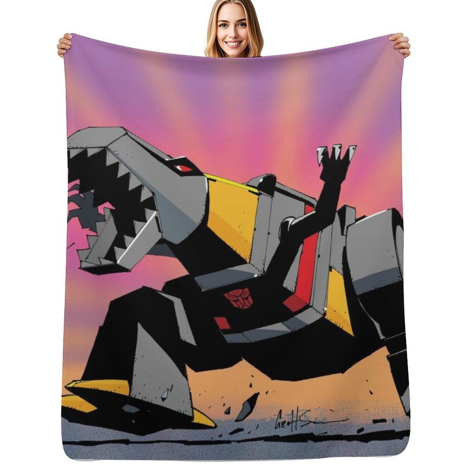 

Grimlock ROAR Throw Blanket Warm Throw Blanket Gift for Anniversary 102x76cm(40x30in)