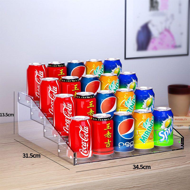 Clear Acrylic Supermarket Convenience Store Table Counter Cigarette Shelf Display Chewing Gum Rack Drink Snacks Display Stand