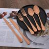 6pcs Eating Rainbow Multicolors Utensil Set Dinnerware Set Cutlery Kit Fork Knife Stainless Steel Silverware Home Tableware Set