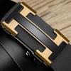 New Toothless Automatic Buckle Belt Men's Inner Wear Belt Fashionable All-Match Business Middle-Aged and Elderly Pant