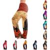 Damen Casual Locker Geschnittene Loungehose Halloween-Print Elastischer Bund Volle Länge Weicher Stoff Bequeme Nachtwäsche Unterteile