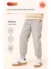 Girls' Fleece-Lined Winter Pants - Warm, Casual Ankle-Cuff Trousers for Autumn and Winter