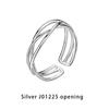 Woman Opening Ring Adjustable Fashion Trendy Wedding Engagement Bridal Festival Date Shop Simple Jewelry Ladies