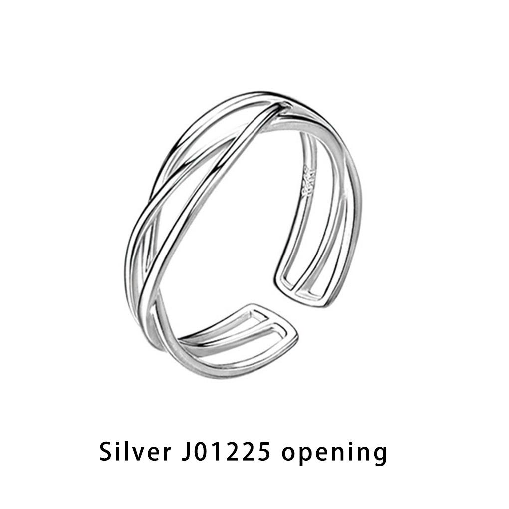 Woman Opening Ring Adjustable Fashion Trendy Wedding Engagement Bridal Festival Date Shop Simple Jewelry Ladies