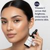 RIVELLO Vitamin C 10% Face Serum 30ml | Pure Vitamin C, Niacinamide, Hyaluronic Acid and Alpha Arbutin for Bright Skin | Night Serum Suitable for