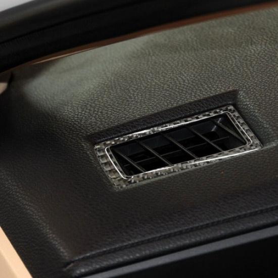 2X Carbon Fiber Interior Air Vent Outlet Cover Trim For Toyota Corolla 2014-2018