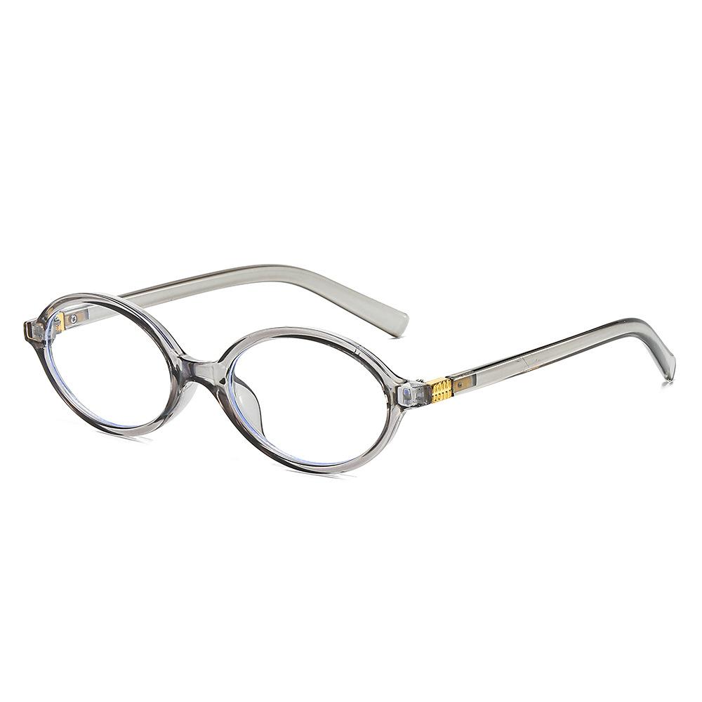 Fashion Small Oval Glasses Frame Women Anti Blue Light Ins Popular Blue Light Blocking Eyeglasses Ladies