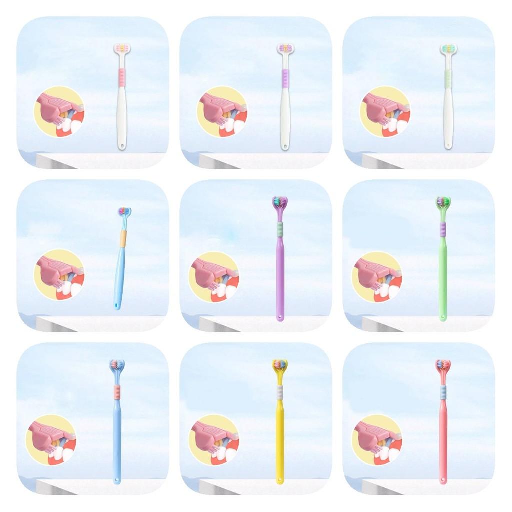 Premium Three-sided Soft Toothbrush For Adults Available In Beautiful Macaron Shades