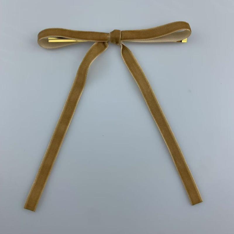 Set of 24 Velvet Bow Tie Ribbon Ornaments for Christmas Trees and Holiday Parties