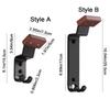 Carbon Steel Motorcycle Helmet Display Stand Wall Mounted Safety Hat Rack  Hats