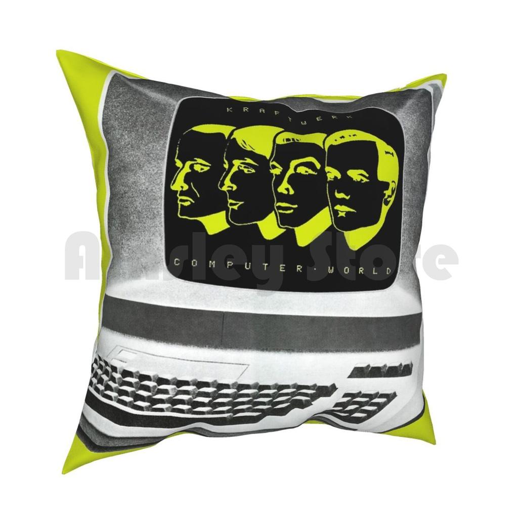 Computer World Pillow Case Printed Home Soft Throw Pillow Kraftwerk Computer World Music Album Record Vinyl Band Artist