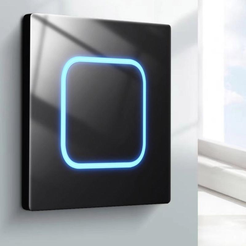 Pannelli Interruttori da Parete in Vetro 1/2/3/4 Posti Indicatori LED Punto di Reset Interruttori di Alimentazione Pulsante a Muro di Ricambio Interruttori Luce