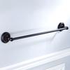 Black Brass Wall Mounted Bathroom Single Towel Shelf Rack Holder Bath Towel Hanger Bar Towel Rail Bathroom Accessories