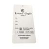 [Businessman Support] Enrico Gigli Formal Silk Tie and Pocket Square Set, Free Size 08, Silver Paisley Pattern, Silver 08
