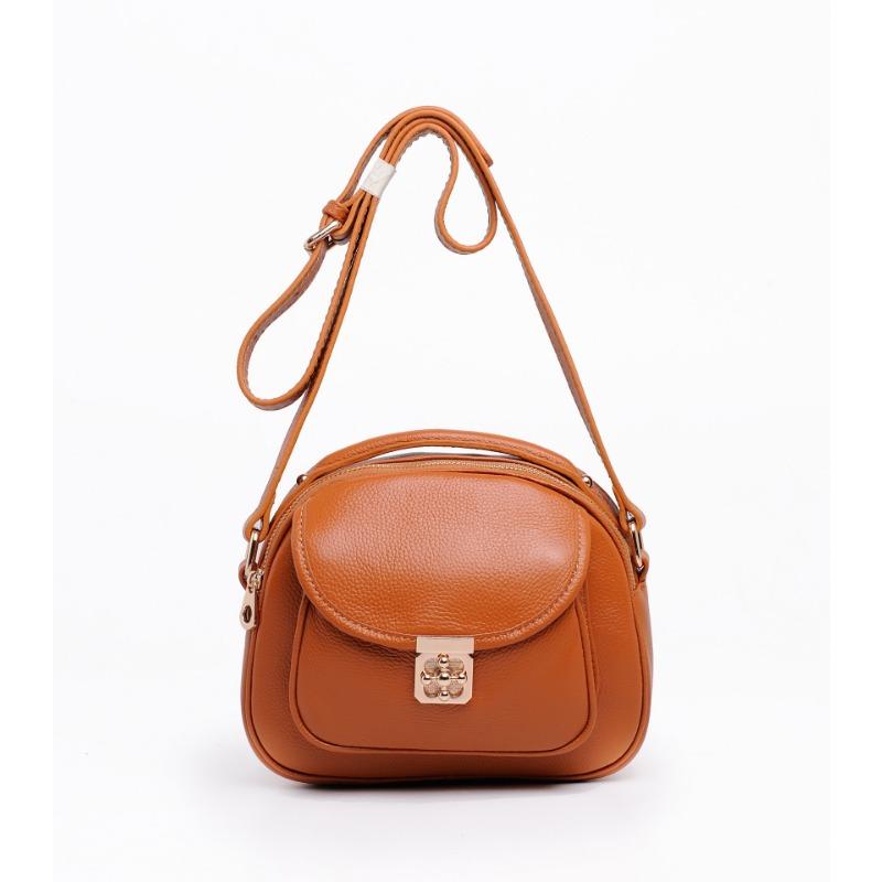 Women's Shoulder Crossbody Bag Small Square Bag Genuine Leather Bag