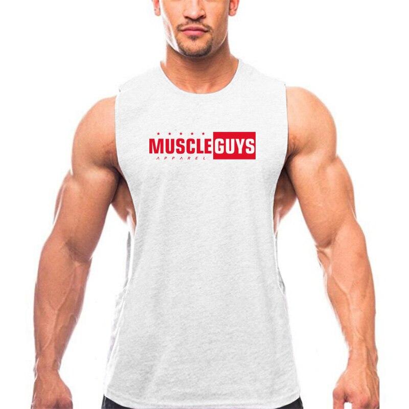 Canotta Uomo Muscolo Senza Maniche, Gilet Palestra Fitness Bodybuilding, Cotone 95%