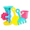 Kids  Childrens Pool Floats for 10-12 Sand Toy Playset 8 Pieces With Foldable Bucket Sand Moulds Shovel And Mesh Sandbox for Toddlers Age 3-5