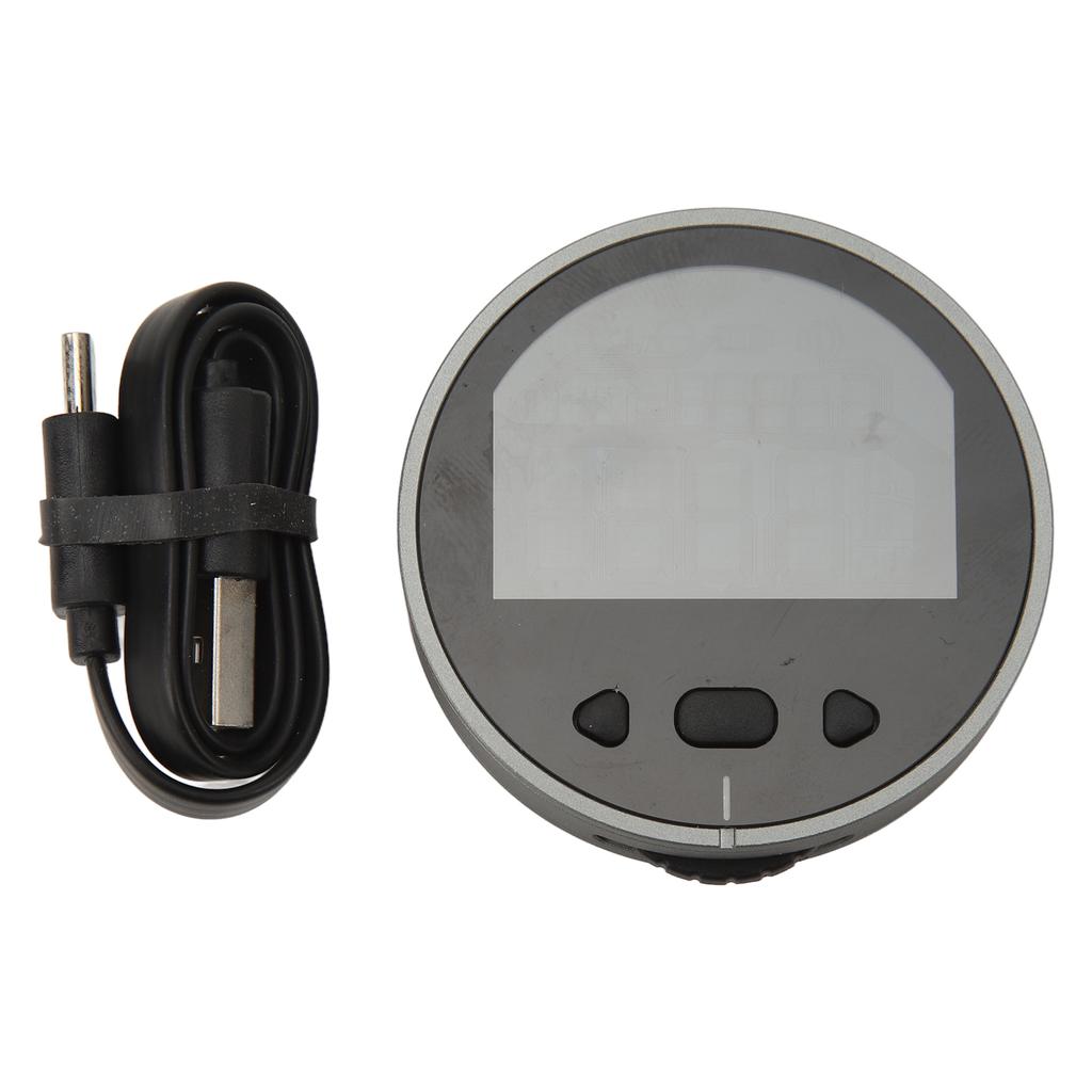 Round Electronic Ruler Distance Meter Electronic Tape Measure with LCD Display Digital Ruler USB