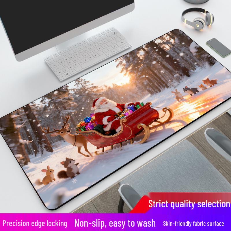 Large Anti-slip Mouse Pad with Creative Girl Character Design – Customizable